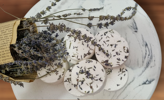 Lavender, Jasmine and Patchoulli Shower Steamer/Bath Melt.